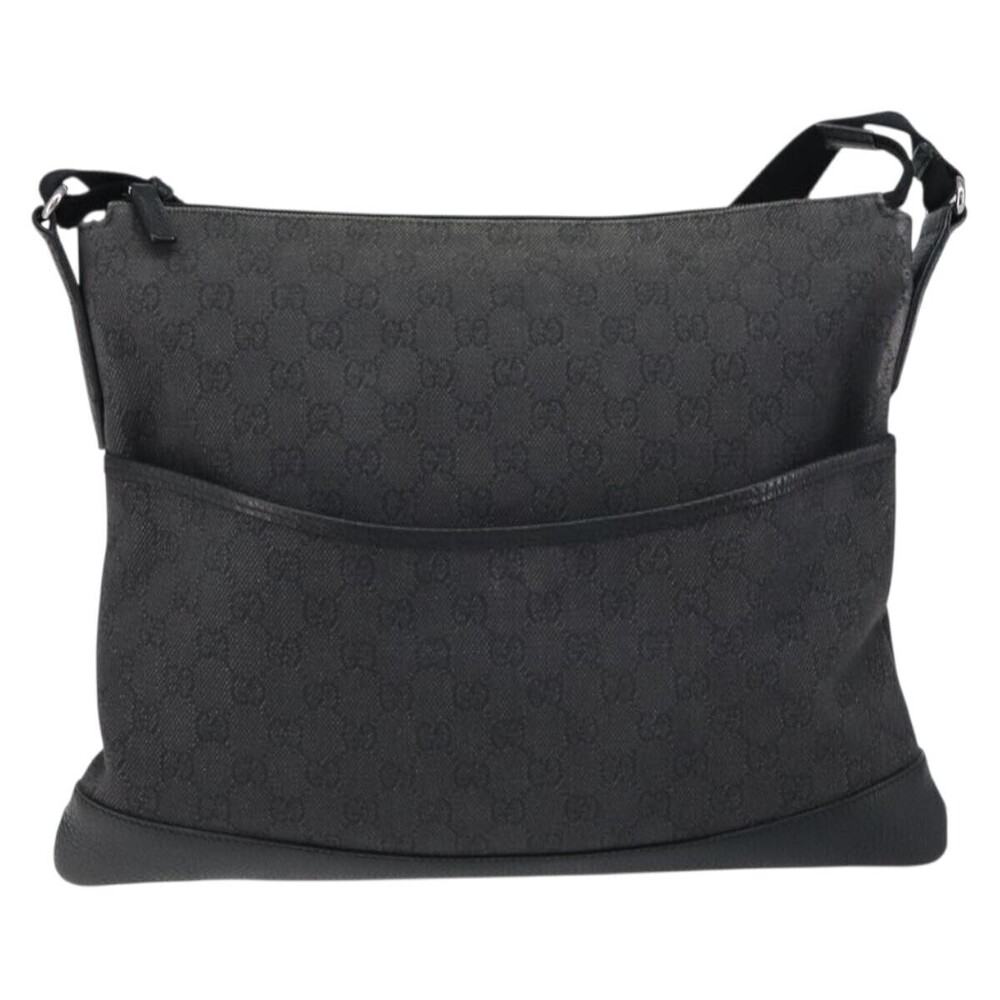 Gucci Zip Messenger GG Canvas with Perforated Leather Medium